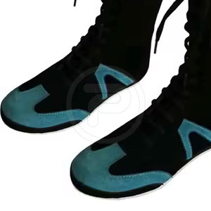 Chaussures de boxe légères à enfiler à prix abordable en cuir et tissu pour hommes, qualité supérieure, couleur et logo personnalisables PROTEK - Product Image 4