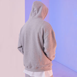 Bsci เสื้อฮู้ดผ้าฟลีซสำหรับผู้ชายโอเวอร์ไซส์ออกแบบลายโลโก้แบรนด์สำหรับฤดูหนาวออกแบบได้ตามต้องการ - Product Image 4