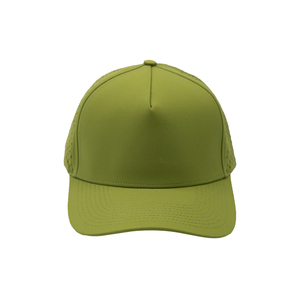 Compre la nueva gorra de béisbol/golf impermeable de color verde con parche de visera curva personalizada, modelo 2026, de gran venta. - Product Image 2