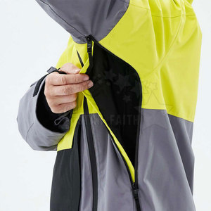 Chaqueta de Esquí con Capucha Cómoda, con Logotipo Frontal, Diseño Transpirable Ecológico, Forro Interior Suave, Ropa de Nieve Unisex para Invierno - Product Image 6