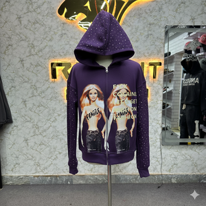 Service OEM maintenant disponible en taux réglable Sweat à capuche zippé Puff Printed fabriqué en usine à bas prix Sweats à capuche pour hommes - Product Image 4