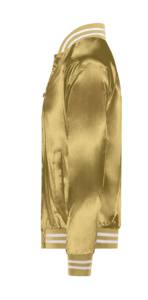 Veste universitaire dorée pour hommes en fermeture éclair veste universitaire de haute qualité vestes de taureaux pour chicago - Product Image 4