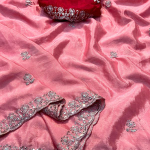 ที่มีคุณภาพดีที่สุด Saree ผ้าไหม6.30เมตรตัดผลิตในราคา-สำหรับสาวๆ - Product Image 1