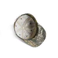 Casquettes de baseball camouflage personnalisées 100% coton Oxford Terry respirant imperméable noir marron