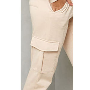 Custom Logo Autumn Essentials Oversized <b>Jogger</b> Baggy Elastic Waistband 100% Cotton <b>Fleece</b> Lightweight <b>Women</b> Sweat Pant - Product Image 5