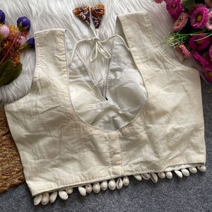Festival Wear Ajrakh Khadi Coton Avec Shell Blouse Fabricant Et Fournisseur De Surat Au Taux Le Plus Bas - Product Image 3