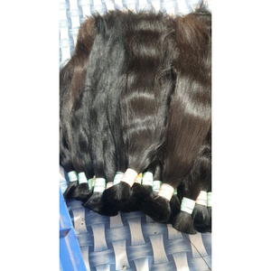 Extensiones de cabello humano Remy alineado con cutícula Natural sin procesar textura india paquetes sueltos de onda profunda India al por mayor - Product Image 2