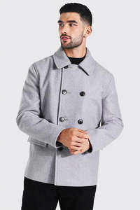 Manteau en laine pour homme, streetwear décontracté, veste en laine classique d'hiver, fabricant, double boutonnage à prix avantageux - Product Image 4