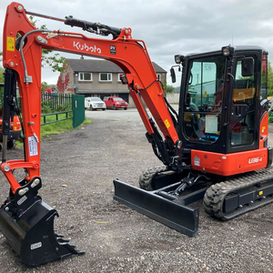 Mini-excavatrice sur chenilles Kubota U36-4 d'occasion, excavatrice compacte hydraulique pour travaux agricoles et de construction - Product Image 1