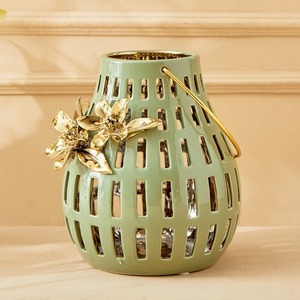Portavelas y linternas de metal de alta calidad con estilo moderno para decoración del hogar Decoración de Navidad y oficina - Product Image 2