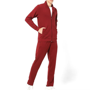 Ropa de calle ecológica de invierno, chándales de lana de algodón 100% para hombres, logotipo personalizado de secado rápido, conjuntos para correr al aire libre - Product Image 1