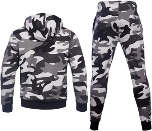 Conjuntos Deportivos de Camuflaje Estampado para Hombre, Tallas XL a 5XL, para Minoristas, Ropa Deportiva, Ideal para Descansar y Viajar - Product Image 2