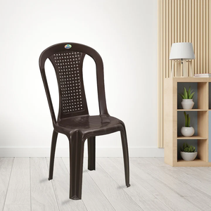Chaise de salle à manger bon marché, légère, empilable, blanche, en plastique, pour l'extérieur, le jardin, la plage, les marchés de nuit, les stands de nourriture pour le salon et l'hôtel - Product Image 5