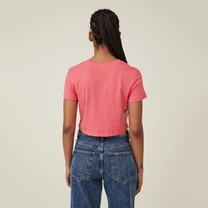 Top corto personalizado, camisetas transpirables a la venta, gran oferta, Top corto para mujer, camisetas lisas para gimnasio y ropa informal, Top de manga corta - Product Image 5