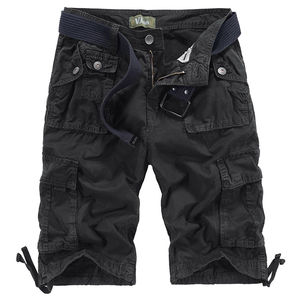 Ropa de hombre Pantalones cortos con múltiples bolsillos Pantalones cortos de carga Marca Utilidad Cargo Heavy Nylon Alta calidad Táctica Out Door Marrón - Product Image 2