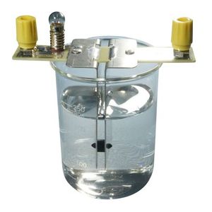 Plaques d'électrodes en acier inoxydable, lampes fixes et béchers à termocouple - Product Image 1