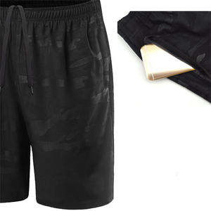 กางเกงขาสั้นออกกำลังกายแห้งเร็วสำหรับผู้ชาย High Street รุ่น Performance Mesh เอวกลาง มีเชือกผูก ลายดิจิตอล - Product Image 3