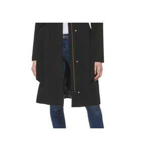 Cappotto Avvolgente in Misto Lana Cole Haan Signature con Cintura, Design Elegante in Nero, Taglia 10 per l'Autunno - Product Image 3