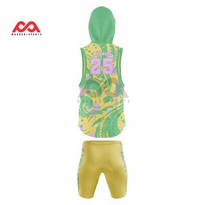 Uniformes de football américain grande taille 7 sur 7 Maillots de football américain imprimés par sublimation respirants - Product Image 3