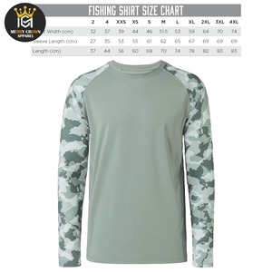 Chemise de pêche UV à manches longues pour hommes légers 100% Polyester chemise de pêche en gros imprimée par sublimation personnalisée - Product Image 6