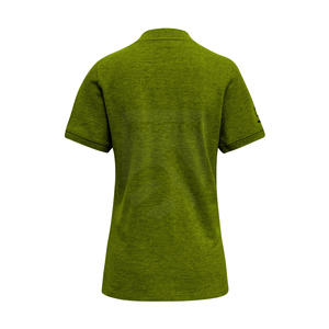 Top informal de estilo informal de verano para mujer, camiseta ligera transpirable con estampado personalizado, patrón sólido, tejido antiarrugas OEM - Product Image 2