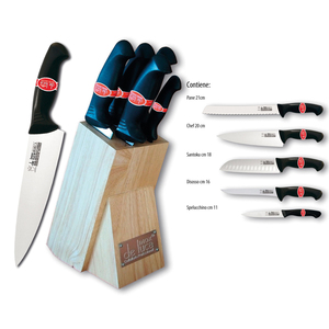 Couteau de cuisine Horeca Line avec manche, lot de 5 pièces - Product Image 1