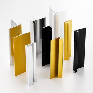 맞춤형 양극 산화 알루미늄 프로파일 압출 금속 타일 엣지 스트립 (야외 건설 및 장식용) OEM ODM - Product Image 2