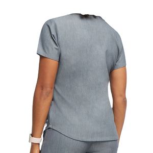 Conjuntos de uniformes médicos de enfermería con estilo para mujer, último diseño de poliéster, ropa de Hospital elástica con 2026 HI personalizado - Product Image 5