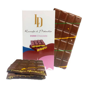 Chocolate de Dubái de Buena Calidad con Pistacho al por Mayor, Chocolate Relleno de Mermelada de Pistacho Estilo Dubái - Product Image 6