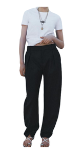 Pantalon noir pour femme à la mode et classique pour une tenue de soirée disponible au prix de gros de l'Inde - Product Image 6