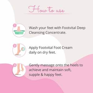 Footvital Foot Cream con mantequilla hidratante Kokum para talones secos, ásperos, agrietados y agrietados, cuidado de invierno, reparación de pies, Cream-50gm - Product Image 6