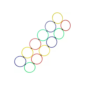 Agility Training Ring <b>Ladder</b> (Set of 12 Rings) - Multicolored Available At Best Price - Product Image 5