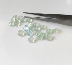 พลอยแคลเซโดนีธรรมชาติทรงกลมเจียระไนหลากเหลี่ยม ขนาด 3 มม.-30 มม. พร้อมสีสันเปลี่ยนแปลง/ประกายไฟ สำหรับทำเครื่องประดับขายส่ง - Product Image 2