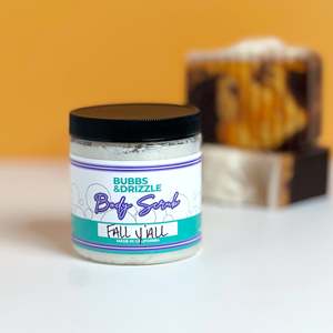 Exfoliante Corporal Blanqueador con Sales Marinas BUBBS DRIZZLE FALL Y'ALL, 9 Fl oz - Product Image 1
