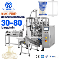 Machine d'emballage automatique verticale YH pour sachets de crème sure, sauce à la saucisse, pesto, tartar, mayonnaise