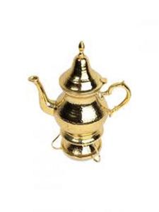 Premium Brass Shiny Classic <b>Arabian</b> Dallah <b>Tea</b> Coffee Pot Manufacturer - Product Image 3