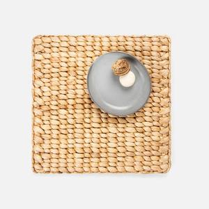 Natural black water hyacinth plate charger eco-friendly handweave <b>placemats</b> wholesale <b>placemat</b> - Product Image 3