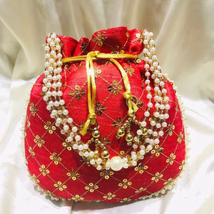 Sac de soirée élégant Potli Batua Sac à main - Product Image 1