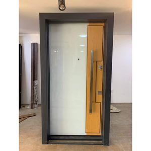 Modern Steel Exterior <b>Doors</b> for Villa and Apartment <b>Front</b> <b>Entry</b> - Product Image 1