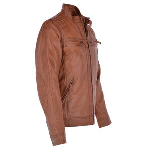 Chaqueta de cuero PU de alta calidad con cuello alto, estilo slim, para hombre, talla grande 5XL, informal, de invierno, para motocicleta. - Product Image 4