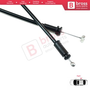 BDP667ประตูด้านในปล่อยล็อคสลัก Bowden สายเคเบิล8200182966ประตูบานเลื่อนขวาสำหรับ Kangoo MK1. ความยาวสายเคเบิล: 680มม - Product Image 4