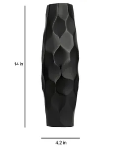 Vases à fleurs de table en fonte d'aluminium Affichage intérieur en métal de belle qualité pour la maison Salon Bureau-Décoration de bureau pour mariage - Product Image 3