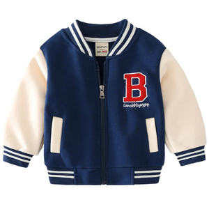 Chaqueta Varsity de Invierno para Hombre, Estilo Moderno, Personalizada con Logotipo, Talla Grande, Transpirable, con Cuello Alto y Capucha, 100% Lana - Product Image 1