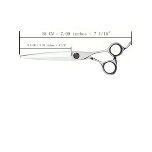 KKZ professionnel droitier en acier inoxydable Fishbone 4Cr13 ciseaux de coupe de cheveux de coiffeur Salon usage domestique pratique emballage beauté - Product Image 6