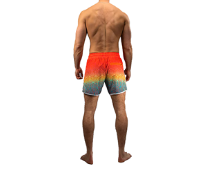 Pantalones Cortos Deportivos de MMA para Hombre, Tela Oxford, Spandex/Poliéster, Ecológicos, Resistentes al Viento, Transpirables, de Secado Rápido, Antiolor, Cintura Media, Cierre de Cremallera - Product Image 3