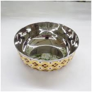 Moderno Tazón de Acero Inoxidable, Tazón para Alimentos, Vajilla de Cocina, Tazón para Ensaladas y Frutas, para el Hogar, Hotel, Mesa - Product Image 1