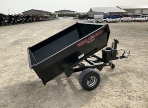 Remolques Agrícolas Mini Volquete Negros de 1 Tonelada con Engranaje y Motor, Alta Productividad, Garantía de 4 Años para Uso con Tractor - Product Image 2