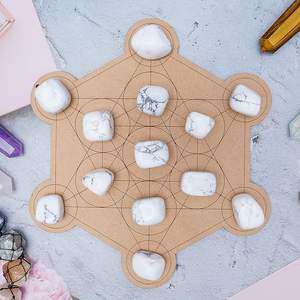 Pierres dégringolées de guérison en Howlite de haute qualité-Soulagement du stress et croissance spirituelle - Product Image 6