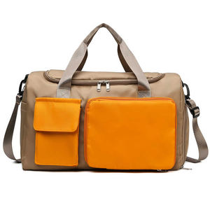 Bolsa de lona a rayas de satén Unisex de alta calidad de gran capacidad de secado rápido plegable con alta visibilidad para deportes al aire libre y viajes - Product Image 1