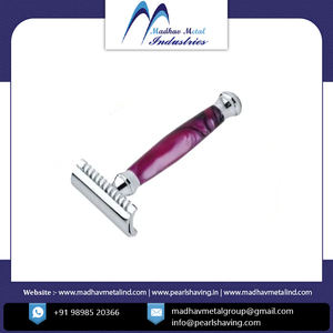 Maquinilla de afeitar de seguridad de acero inoxidable de alta calidad Diseño elegante Precio competitivo - Product Image 5